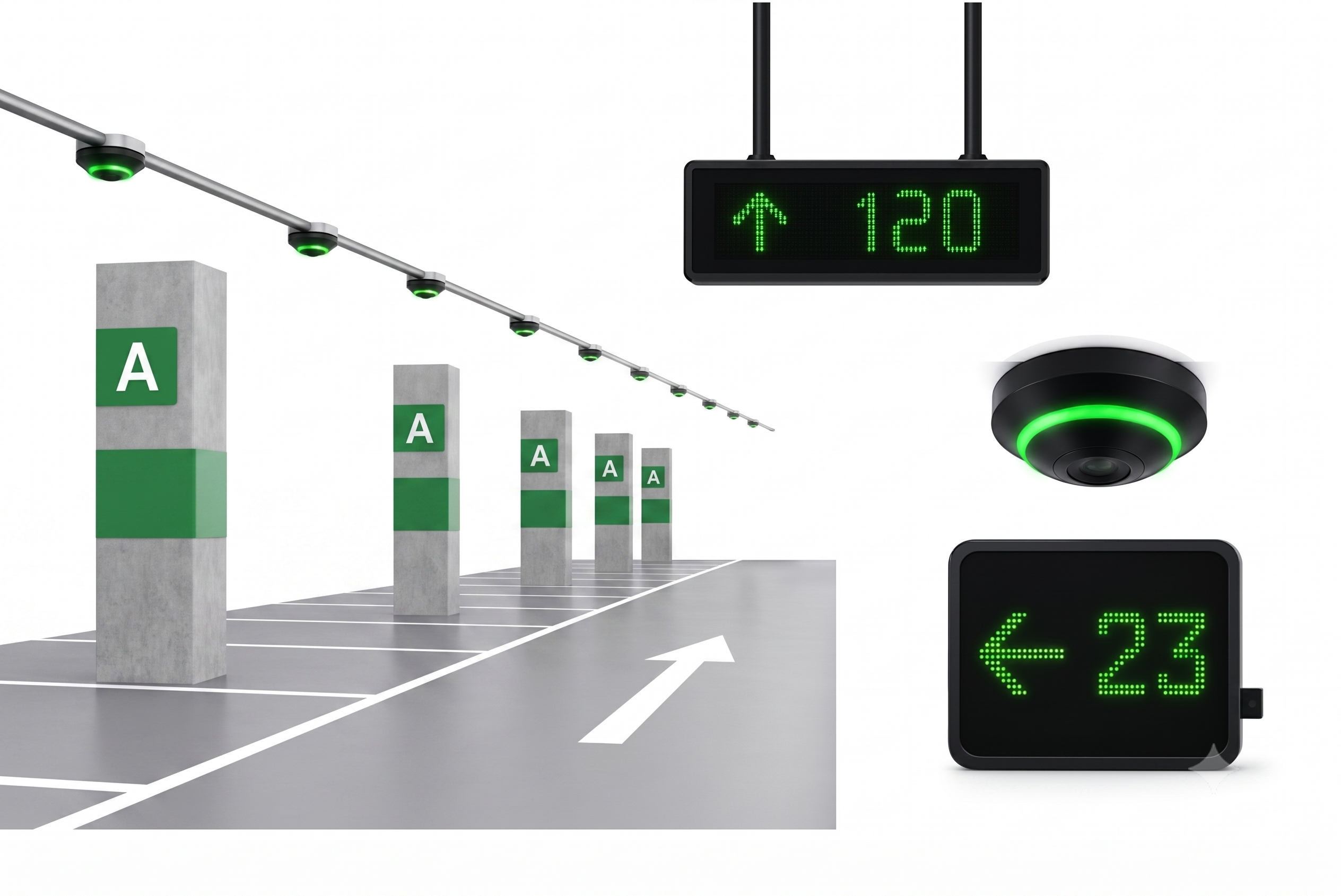 Guidage dynamique parking
